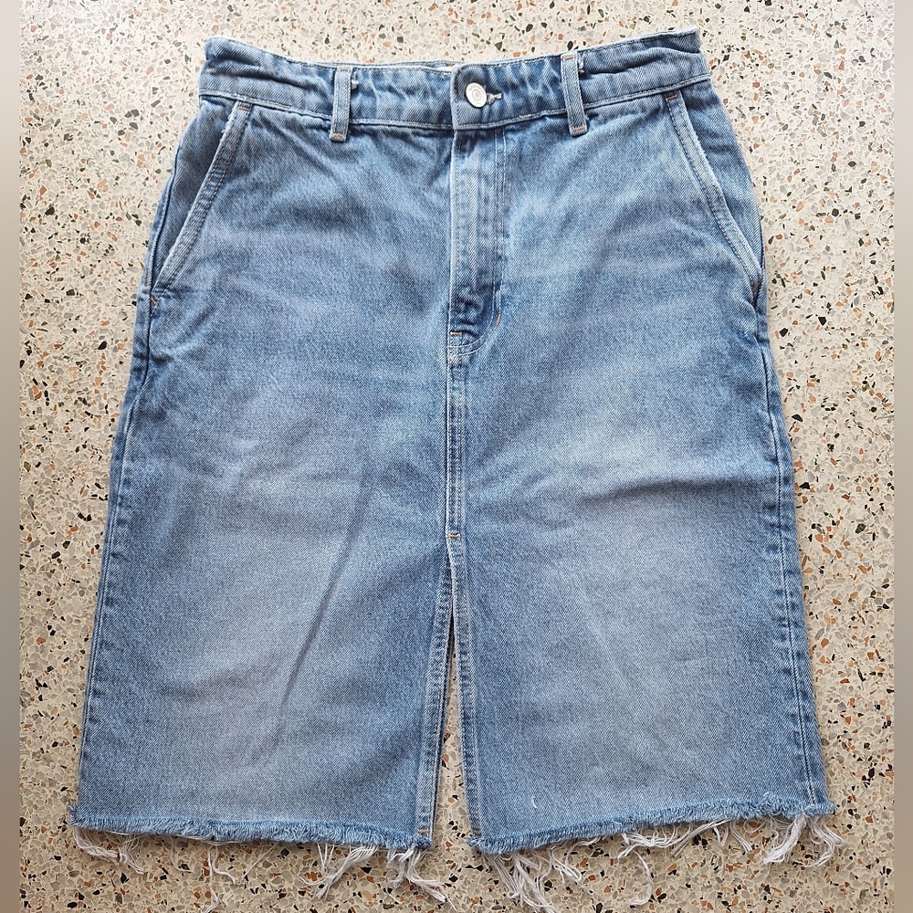 Reformation Dyani Denim Midi Skirt - Picture 3 of 8